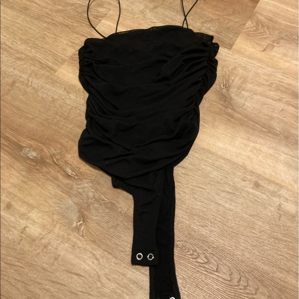black bodysuit